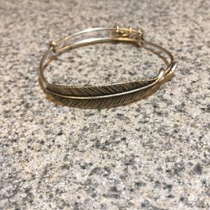 Alex and Ani Silver Quail Feather